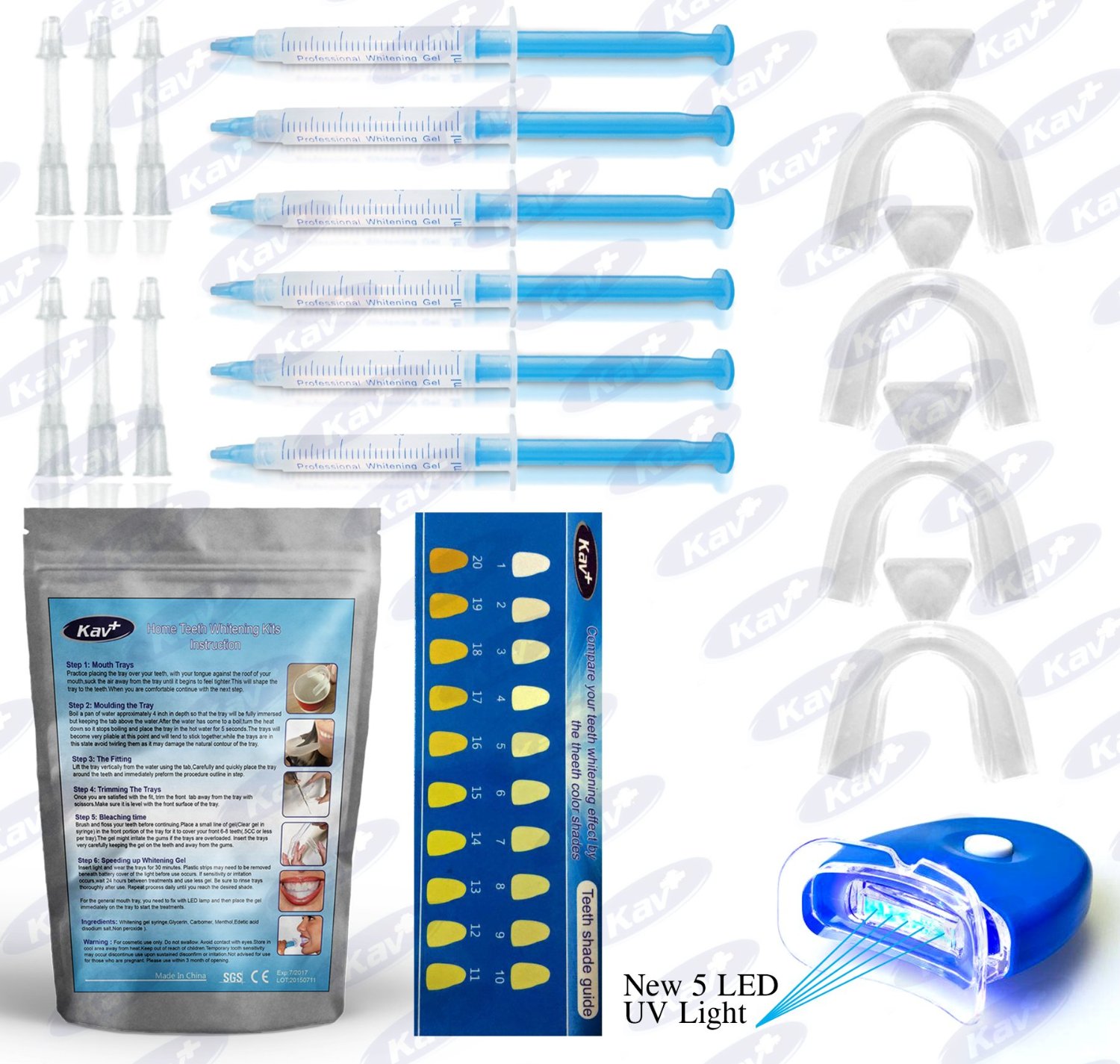 Professional Teeth Bleach Whitening KIT